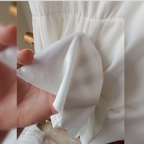 Vila White Skater Flowy Dress - Picture 5 of 9